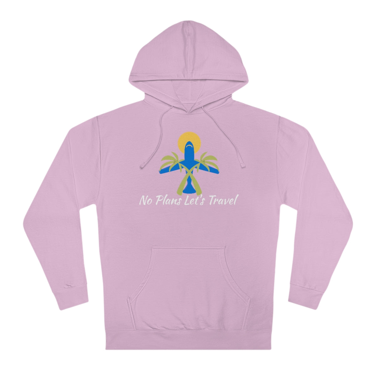 Men's No Plans Let's Travel Pullover Hoodie